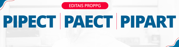 Inscrições abertas para os programas institucionais PIPECT, PAECT e PIPART